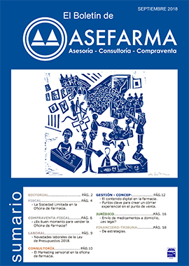Boletín Asefarma septiembre 2018